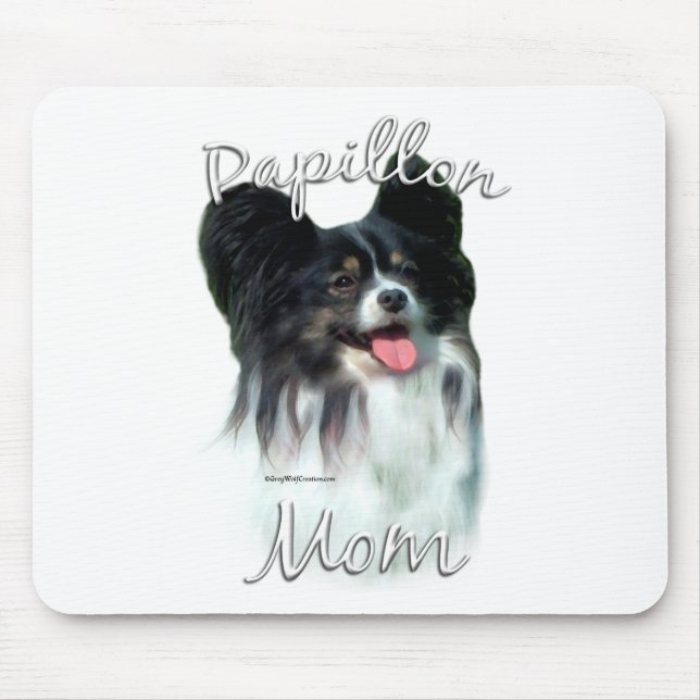 Papillon Mum 2 Mouse Pad (Front)