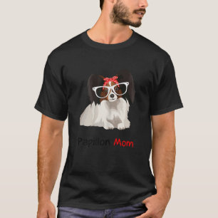 Papillon Mum Bandanna Womens Papillon Dog T-Shirt