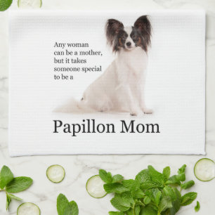 Papillon Mum Kitchen Towel