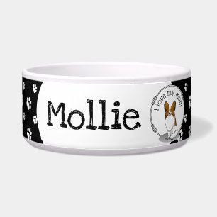 Papillon Mum Pap Mum (white & sable) Cute Dog Mum