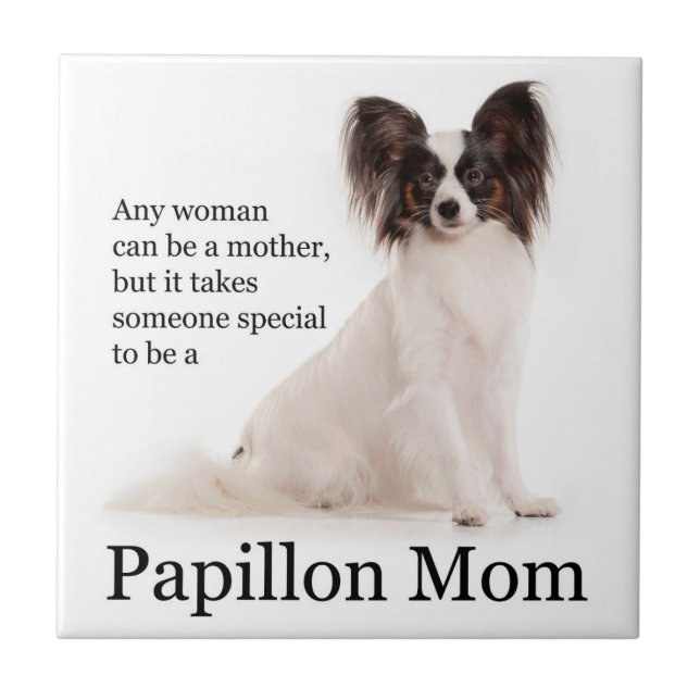 Papillon Mum Tile (Front)