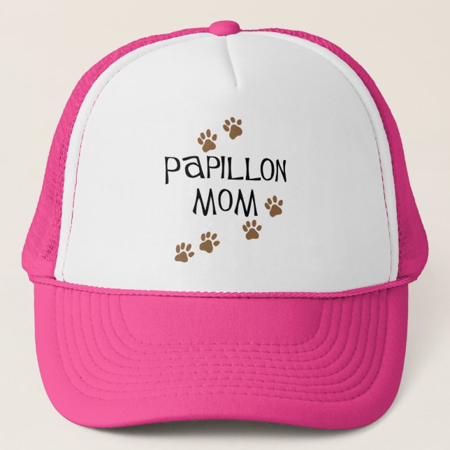 Papillon Mum Trucker Hat (Front)