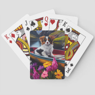 Papillon on a Paddle: A Scenic Adventure Playing Cards