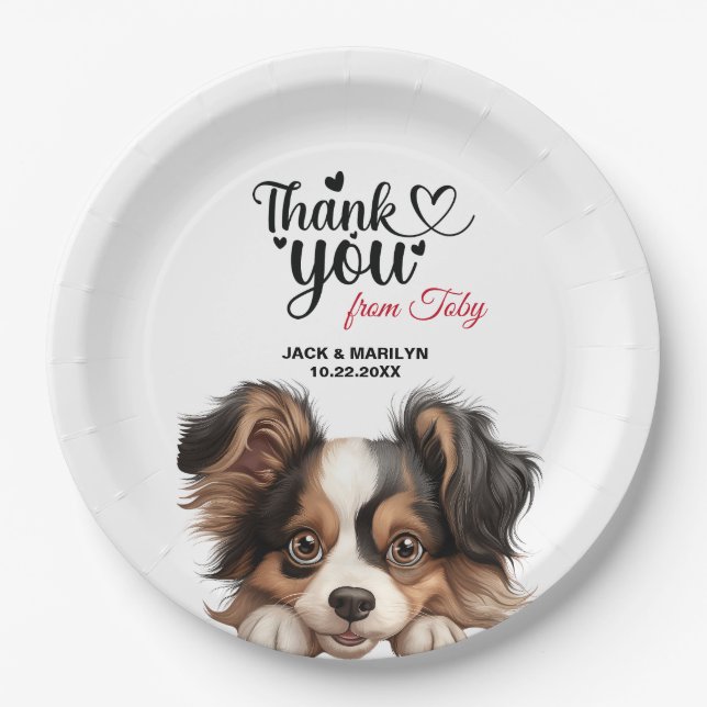Papillon Paper Plate (Front)