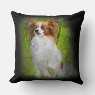 papillon,papilon,papillon dogs,papillon dog, cushion