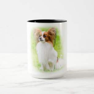 papillon,papilon,papillon dogs,papillon dog, mug