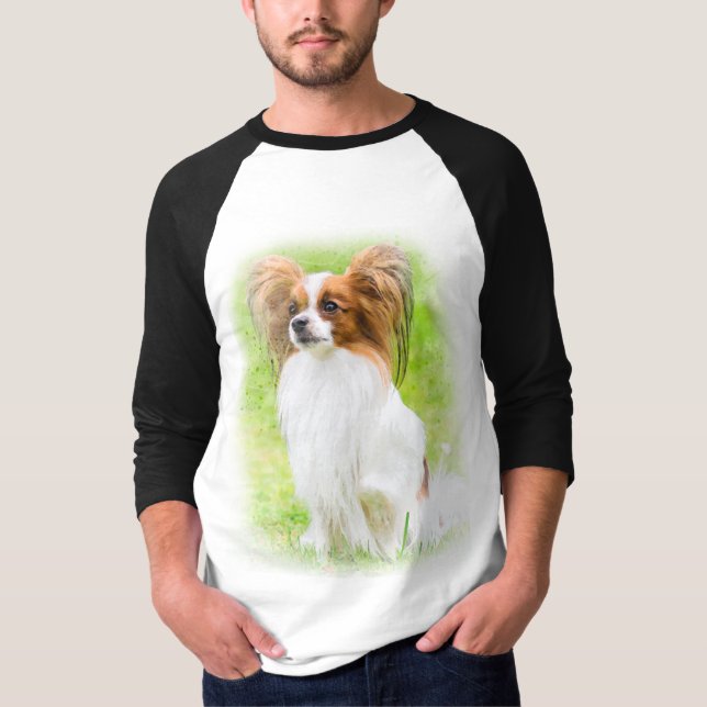 papillon,papilon,papillon dogs,papillon dog, T-Shirt (Front)