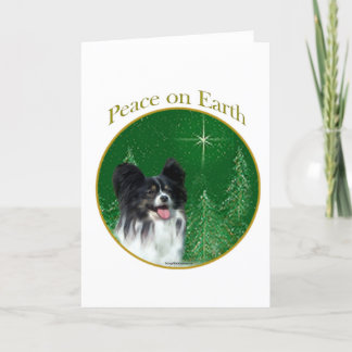 Papillon Peace Holiday Card