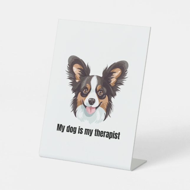 Papillon Pedestal Sign (Front)