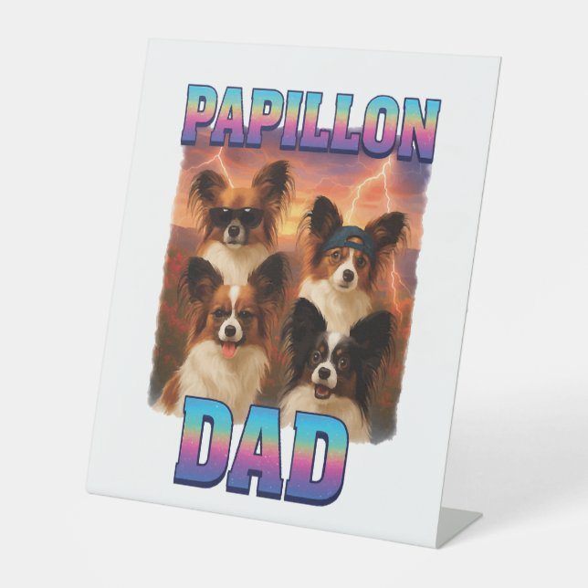 Papillon Pedestal Sign (Front)