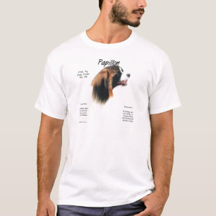 Papillon (Phalene) History Design T-Shirt