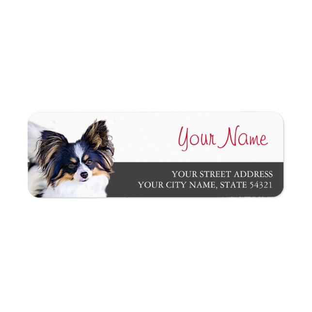 Papillon Return Address Label (Front)
