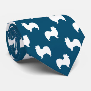 Papillon Silhouettes Pattern Tie