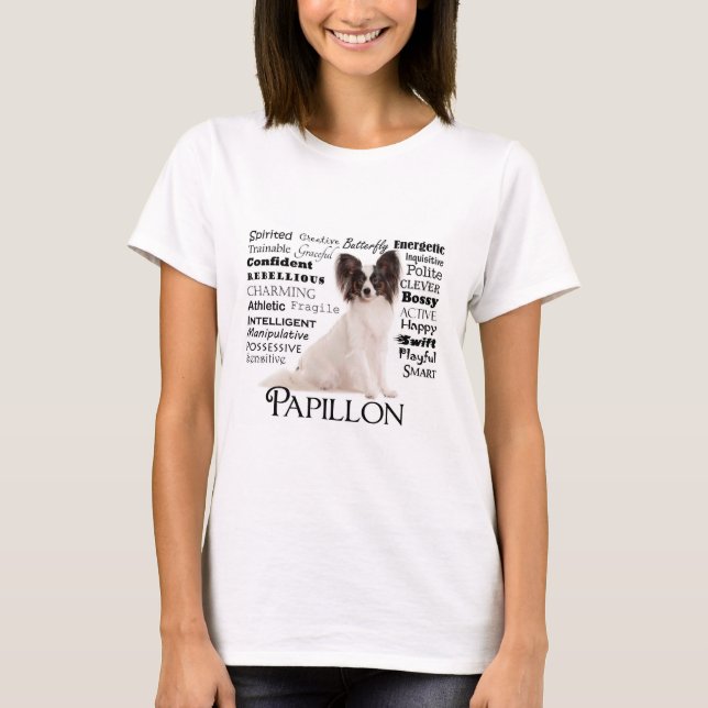 Papillon Traits T-Shirt (Front)