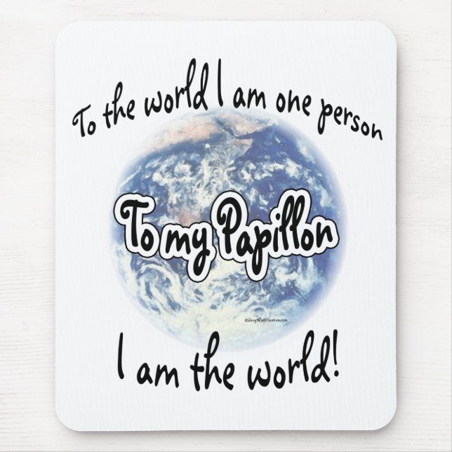 Papillon World 2 Mouse Pad (Front)