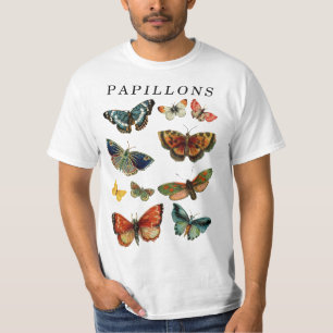 Papillons Butterfly Vintage T-Shirt