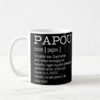 Papou Definition Grandpa Father's Day Gifts - Men 