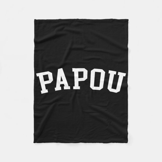 Papou  fleece blanket (Front)