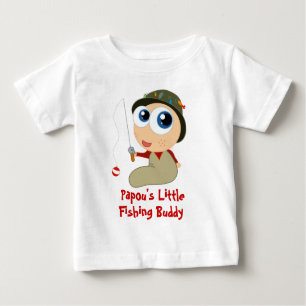 Papou s Fishing Buddy Baby T-shirt