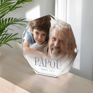 Papou Year Established Photo Block