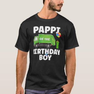 Pappi Of The Birthday Boy Recycling Trash Themed G T-Shirt