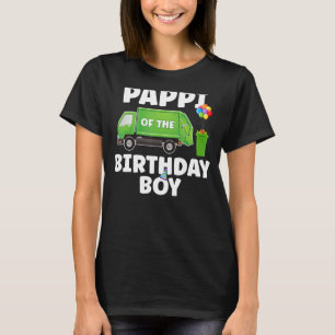 Pappi Of The Birthday Boy Recycling Trash Themed G T-Shirt