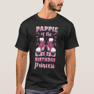 Pappie of the Birthday Princess Roller Skates Skat T-Shirt