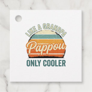 Pappou Like a Grandpa Only Cooler Vintage Shirt_1 Favour Tags