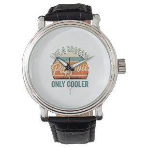 Pappou Like a Grandpa Only Cooler Vintage Shirt_1 Watch