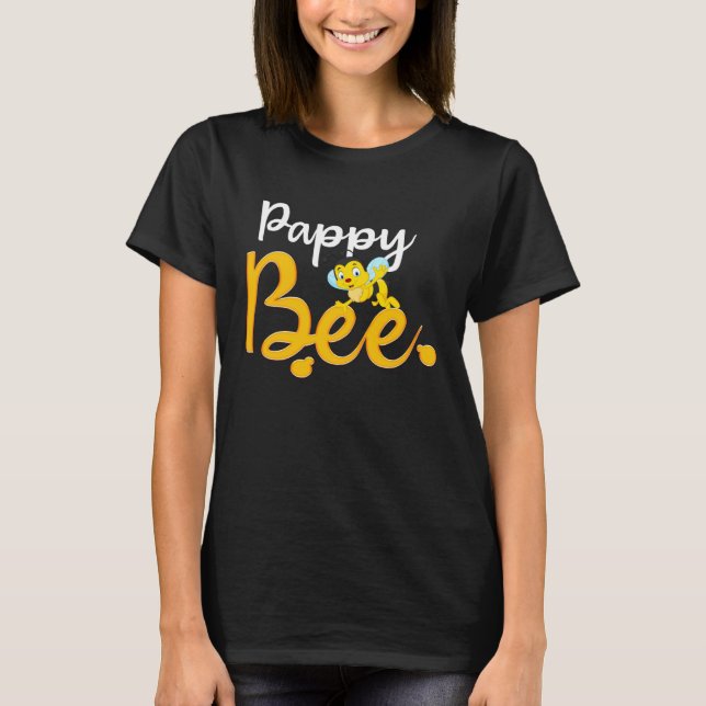 Pappy Bee Matching Family First Bee Day Outfits T-Shirt (Front)