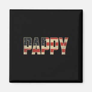 Pappy Bold Patriotic American Flag Father’s Day Pa Magnet