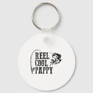 Pappy Fishing Reel Cool Pappy Funny Gift 1 Key Ring