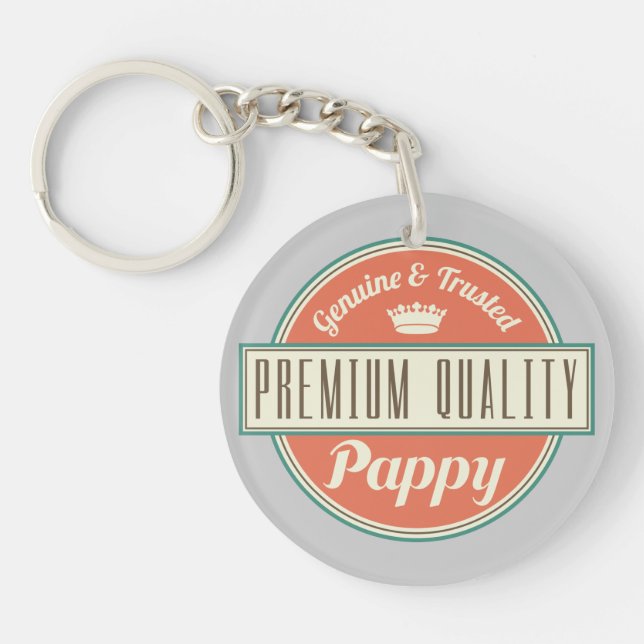 Pappy (Funny) Gift Key Ring (Front)