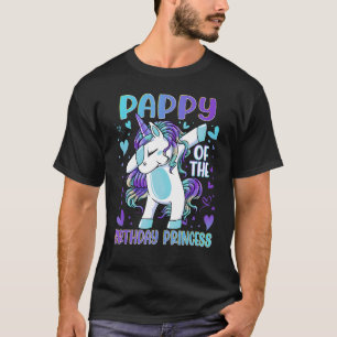 Pappy of the Birthday Party Princess Dabbing Unico T-Shirt