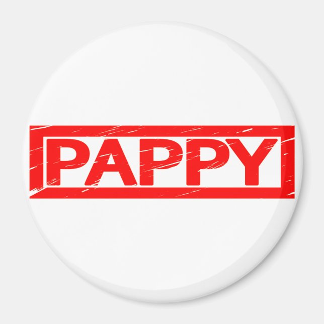 Pappy Stamp Magnet (Front)