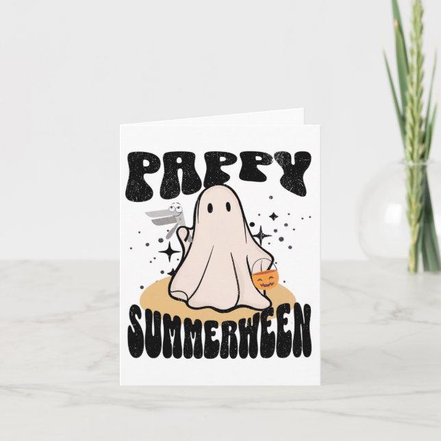 Pappy Summerween Ob Nurse Halloween Ghost With Spe Card (Front)