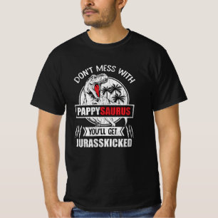 Pappysaurus Dinosaur Gift For Grandpa And Pappy T-Shirt
