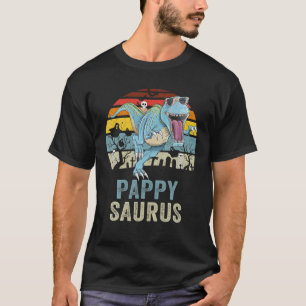 Pappysaurus T Rex Dinosaur Pop Saurus Family T-Shirt