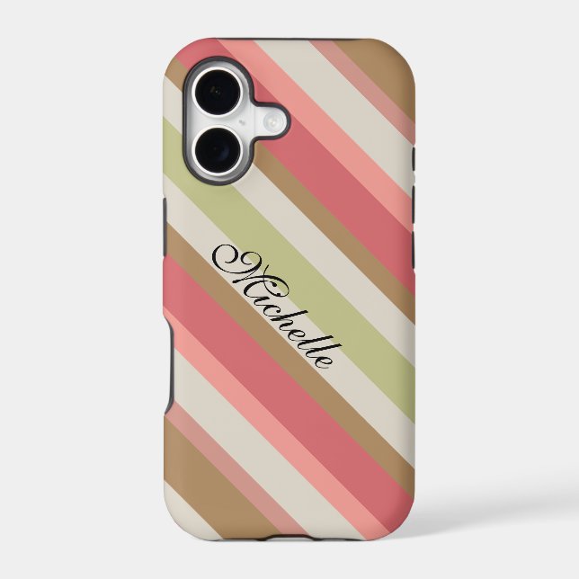 Paprika Stripes Pattern (Back)