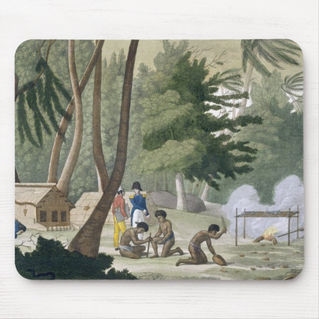 Papu tribe on the Isle of Rawak, plate 20 from 'Le Mouse Pad (Front)