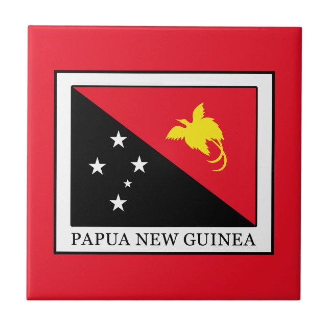 Papua New Guinea Ceramic Tile (Front)