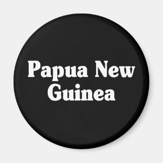Papua New Guinea Classic Style Magnet