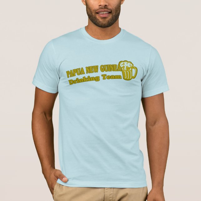 Papua New Guinea Drinking Team T-Shirt (Front)