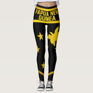 Papua New Guinea Emblem Leggings