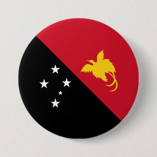 Papua New Guinea flag 7.5 Cm Round Badge