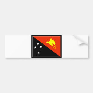 Papua New Guinea Flag Bumper Sticker