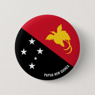 Papua New Guinea Flag Charming Patriotic 6 Cm Round Badge
