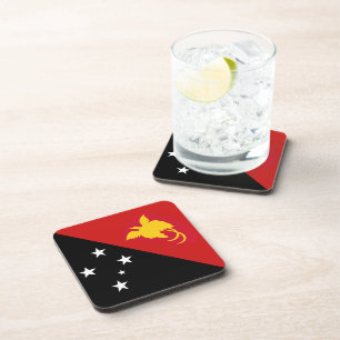Papua New Guinea Flag Coaster