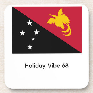 Papua New Guinea flag Coaster