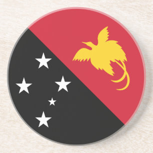 Papua New Guinea Flag Coaster